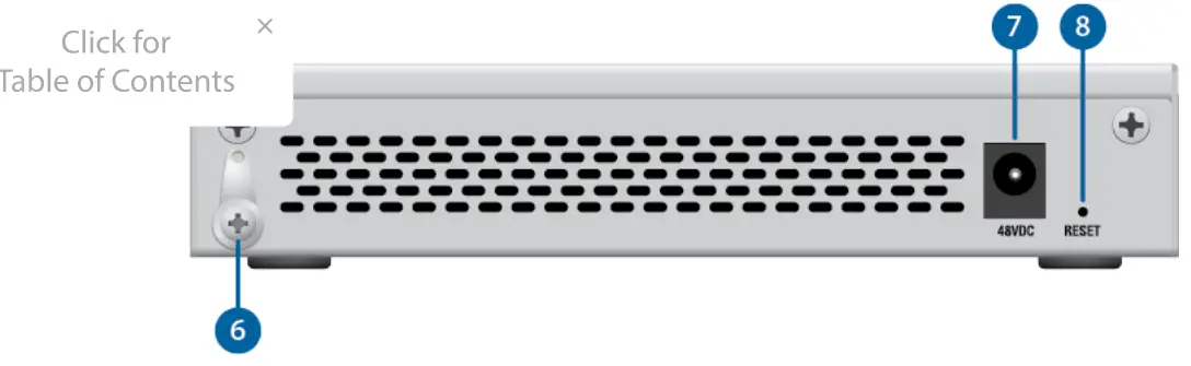 UBIQUITI US-8-60W UniFi Switch -FIG B