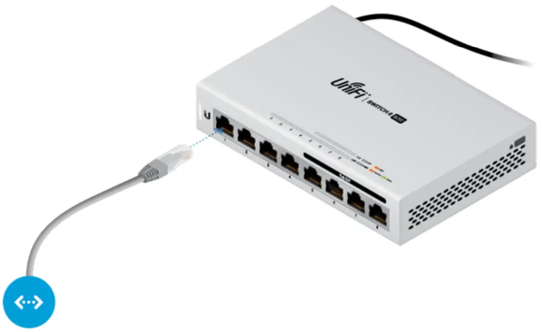 UBIQUITI US-8-60W UniFi Switch -FIG W