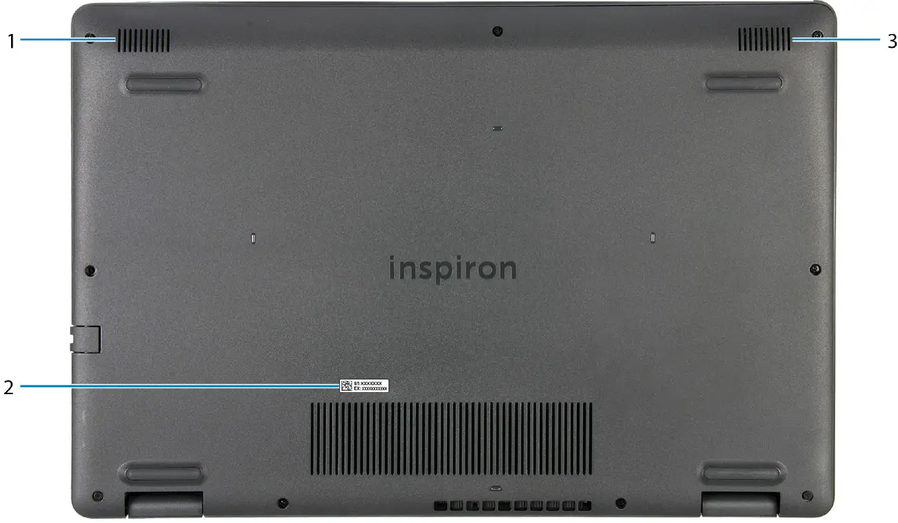 DELL Inspiron 3505 Bottom
