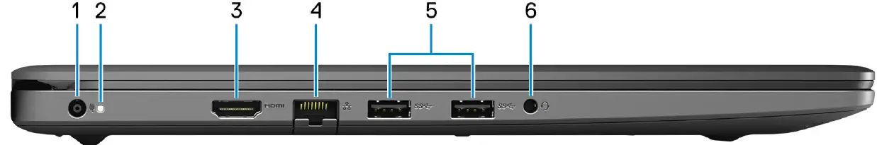 DELL Inspiron 3505 Left
