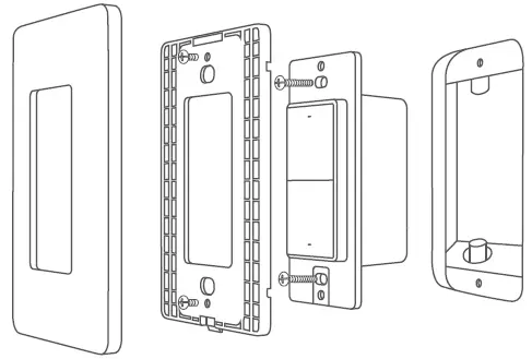 Aqara B081ZRBPLC Smart Wall Switch with Neutral Double Rocker installation 3