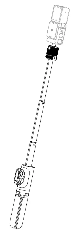 dji Action 2 Remote Control Extension Rod