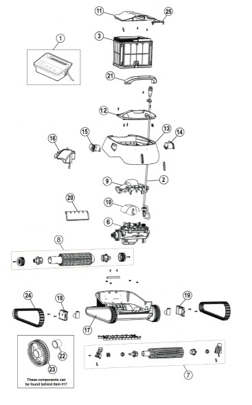 PENTAIR 360322 Robotic Inground Pool Cleaner -figure 31