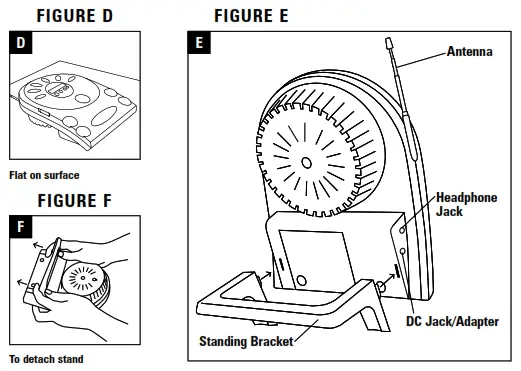 Homedics SS-400B DELUXE Acoustic Relaxation Machine Envirascape Soundspa Clock Radio Instruction - Displaying Sound Spa Clock Radio