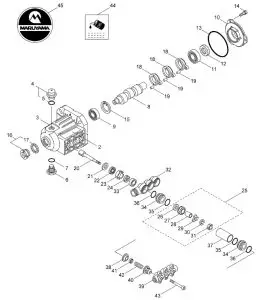 MARUYAMA MSD41 Piston Pump-- POWER SPRAYER