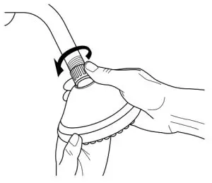 Waterpik Flexible Shower Head - pipe tape