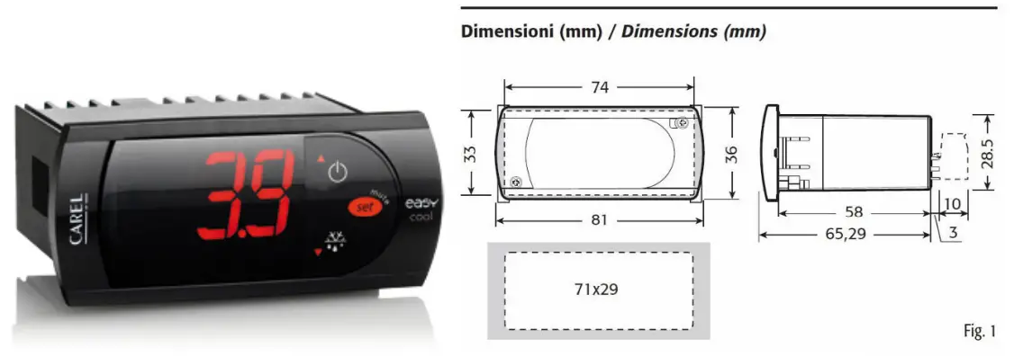 BERG 418767 Ice Cream Dipping Cabinet- CONTROLLER