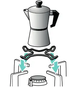 BOSCH PRS9A6D70M Gas Hob- Additional espresso