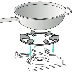 BOSCH PRS9A6D70M Gas Hob- Additional wok grid