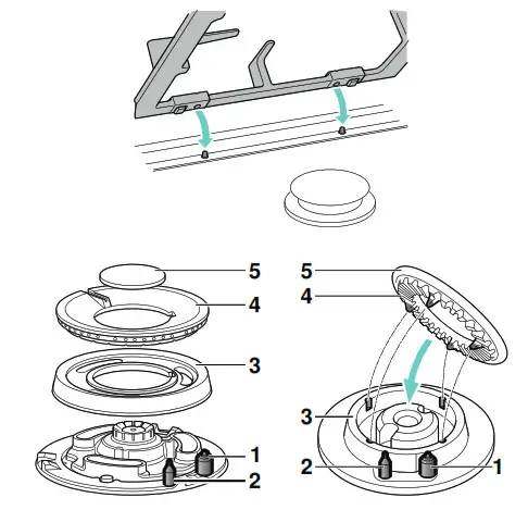BOSCH PRS9A6D70M Gas Hob- Displays 3