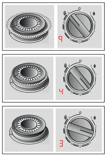 BOSCH PRS9A6D70M Gas Hob- Displays