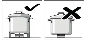 BOSCH PRS9A6D70M Gas Hob- Precautions 2