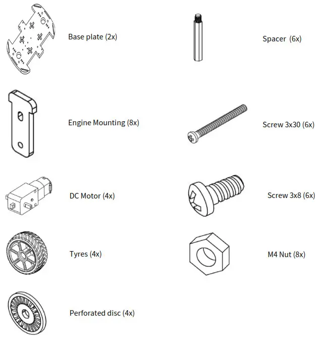 JOY-iT Robot03 Robot Car Kit- OVERVIEW