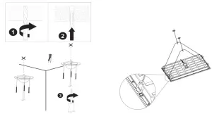 PHILIPS PH 912401483243-W LED Panel Light - Pendant cable