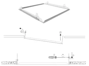 PHILIPS PH 912401483243-W LED Panel Light - bar ceiling