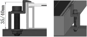 End Clamp installation