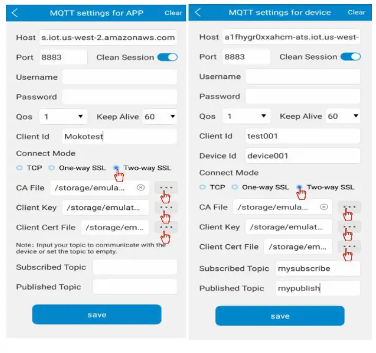 MOKO MK105 Bluetooth Gateway Plug - AWS Server Configuration