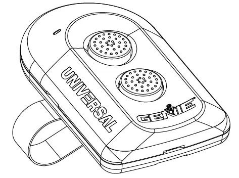 GENIE-CSCTG-2-Button-Universal-Remote