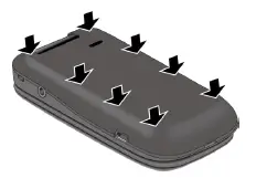 Place the cover over the back