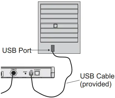 EZ Connect SMC8002CM US External DOCSIS Based Cable Modem - USB Cable