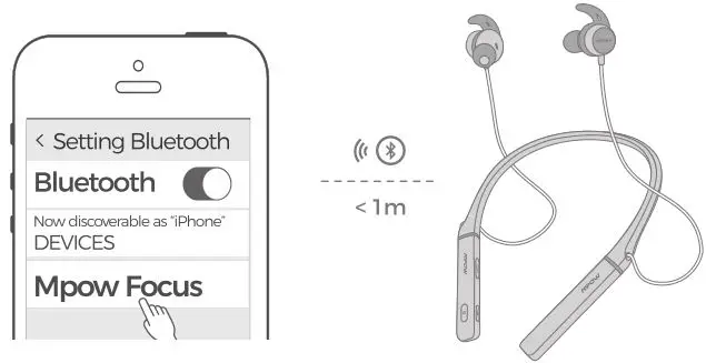 mpow Neckband Wireless - HowTo Pair 2