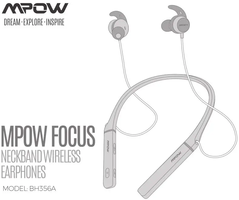 mpow Neckband Wireless User Manual