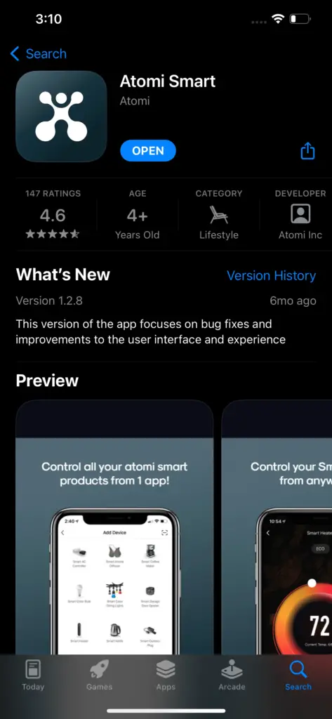 Download App and create an account​