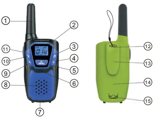 TOPSUNG M920 Walkie Talkie Radio 1