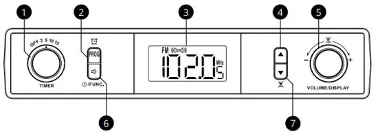 Kruger Matz KM0817 Kitchen Radio - PRODUCT DESCRIPTION