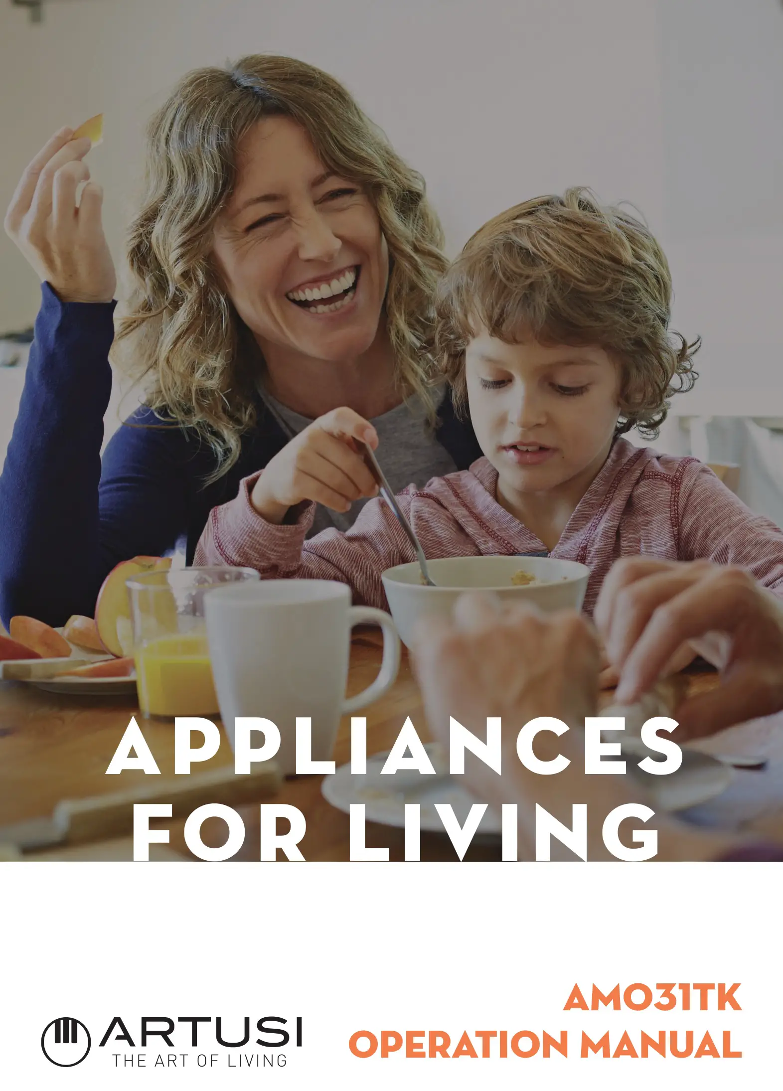 ARTUSI AMO31TK 31L Built-In Microwave Oven User Manual