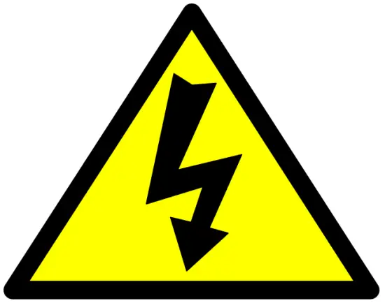 RISK OF ELECTROCUTION
