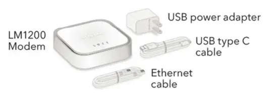 NETGEAR LM1200 4G LTE Modul 1