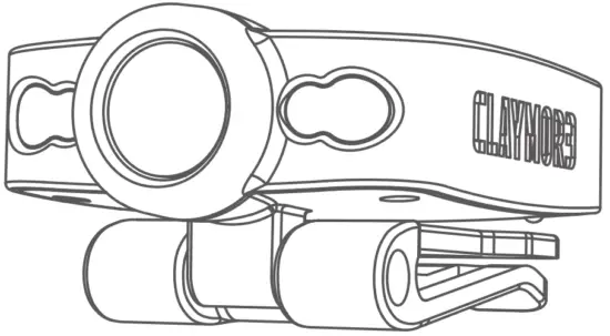 CLAYMORE CLP 210 Capon 40B Rechargeable Cap Light - Attaching to a Cap