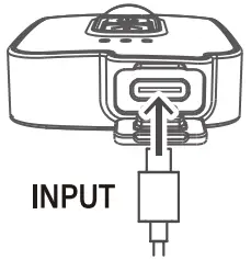 CLAYMORE CLP 210 Capon 40B Rechargeable Cap Light - Charging vMethod