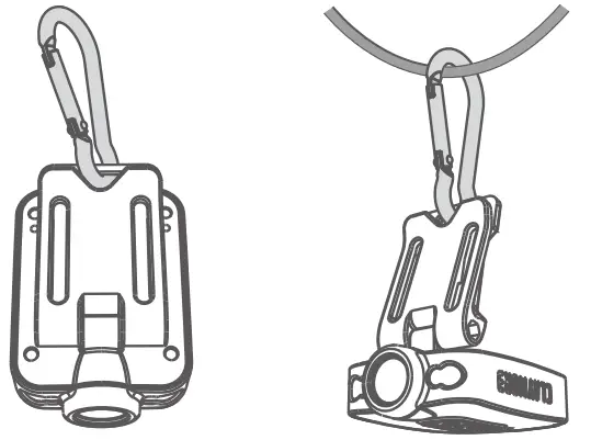 CLAYMORE CLP 210 Capon 40B Rechargeable Cap Light - Lantern hook