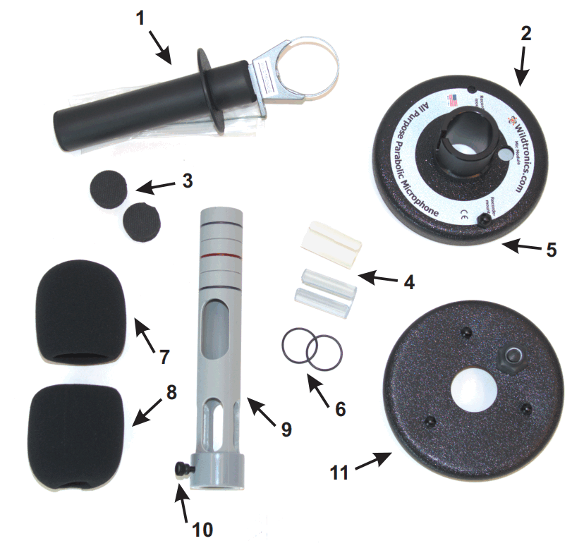 Wildtronics 2021 All Purpose Parabolic Microphone Kit - fig 14