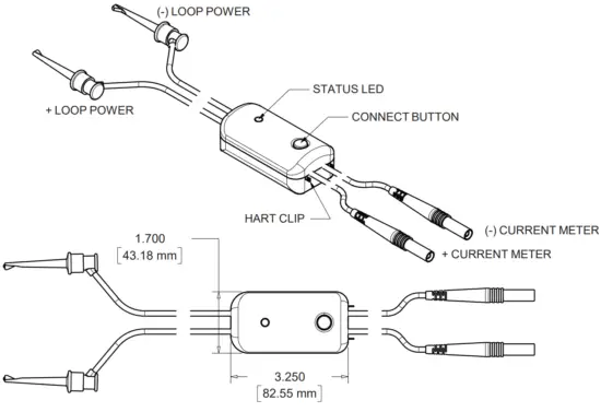 Microflex 101-0028 Field Tools Loop Power Portable Dimensions A