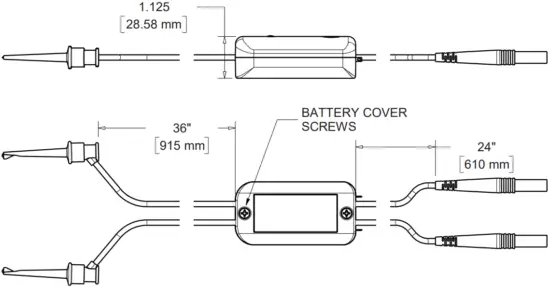Microflex 101-0028 Field Tools Loop Power Portable Dimensions B