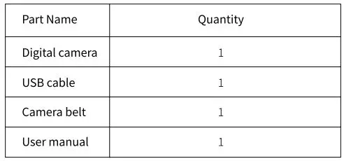 Kinghat KH-753 Digital Trail Camera User Manual - Package Contents