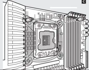 Installing the Intel Standoff Screws