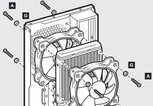 3 Installing the Fan and Radiator