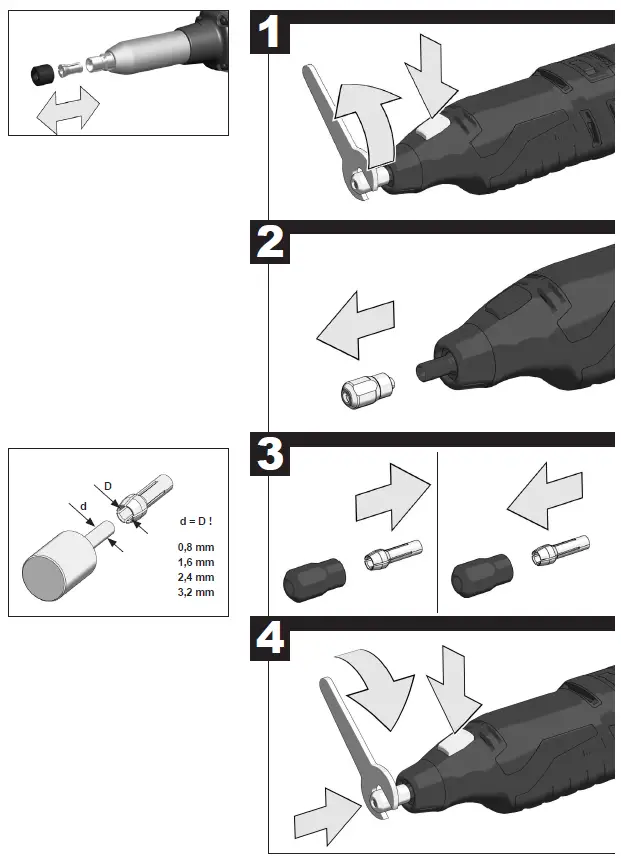 milwaukee C12 RT Compact Rotary Tool 6