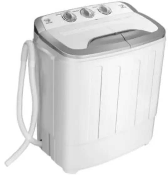 COSTWAY FP10061US-GR 13lbs Portable Semi-Automatic Twin Tub Wash Machine LOGO
