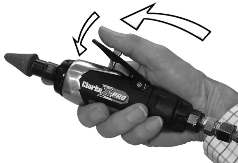 Clarke X Pro CAT128 Professional Air Die Grinder-fig7