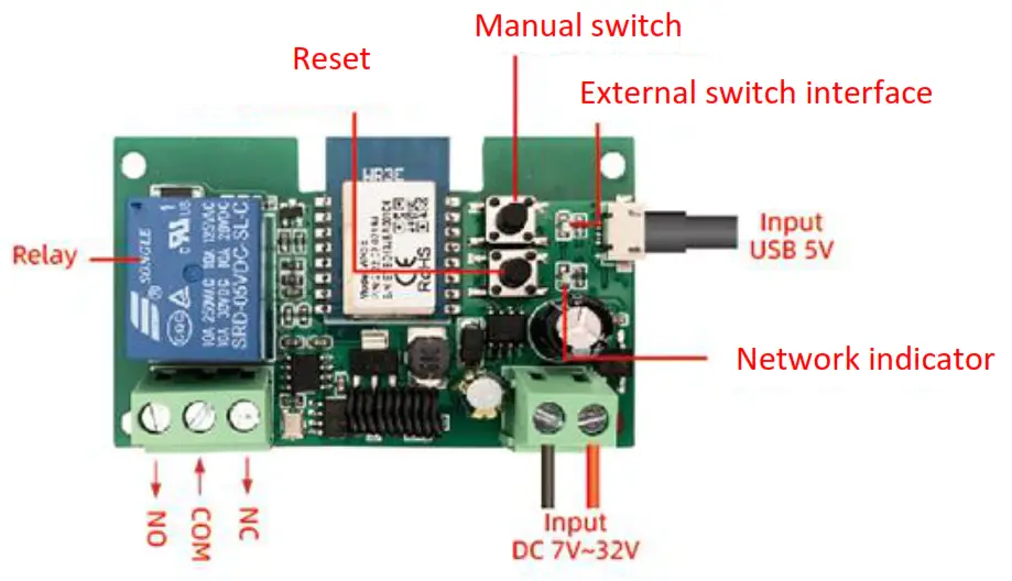 QUANTEK CPWIFISW1 WiFi Smart Switch - fig