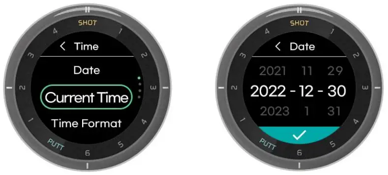 Manual setting instruction