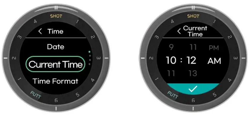 Manual setting instruction