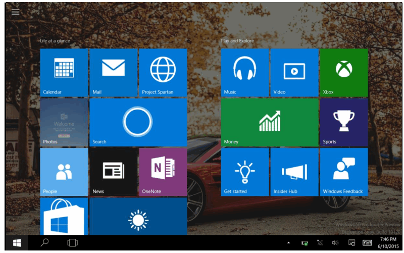 Emdoor EM I86H 8 Inch High Quality Intel Rugged Tablet with Barcode Scanne - Windows 10 start image