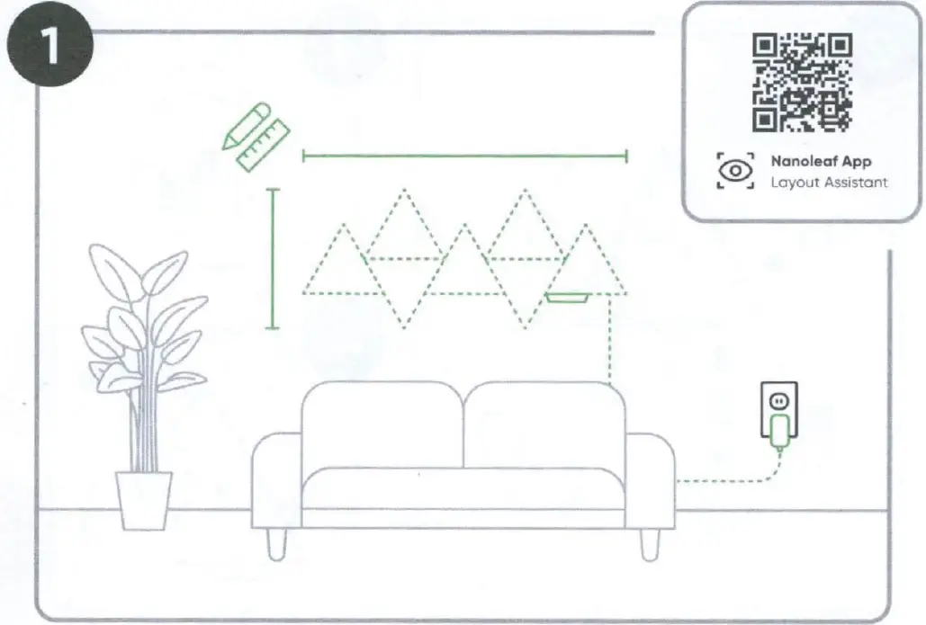 nanoleaf NL47-7003TW-SPK Shapes Triangles Smarter Kit 07