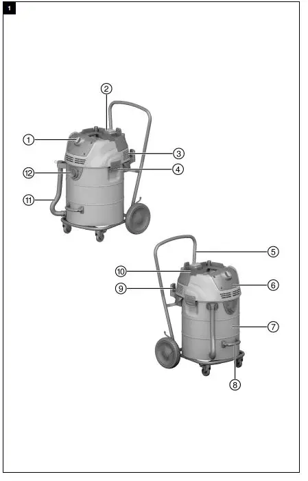 HILTI-VC-300-20-W-High-Suction-Construction-Vacuum-FIG1